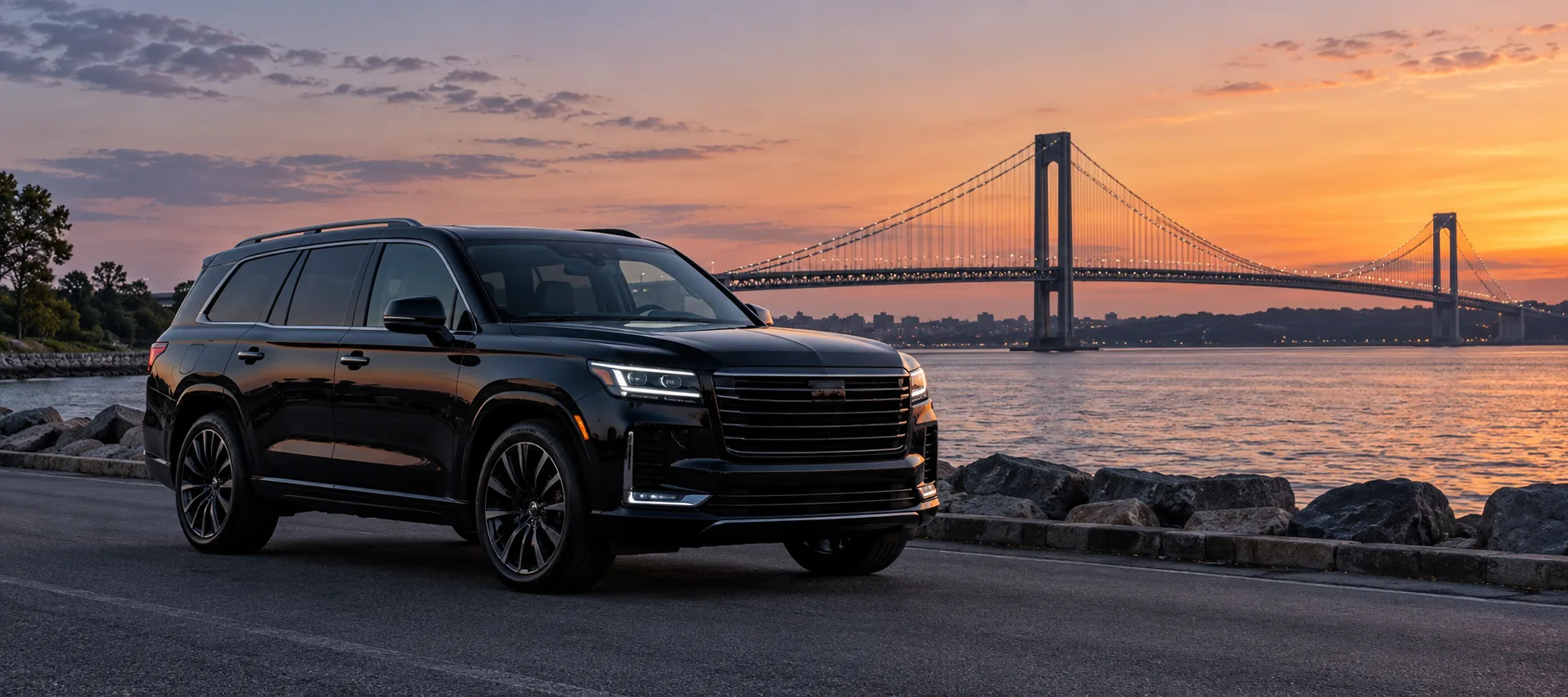 Black private car for bronxsi travel